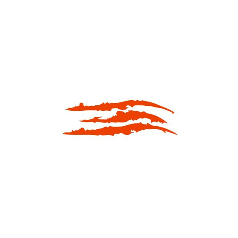 Reflective Monster Claw Scratch Stripe Car Decal - Waterproof Vinyl Headlight Accessory for Auto Exterior
