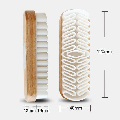 Car Interior Parts Detailling Cleaning Brush Alcantara Suede Deerskin Fabrics Beauty Care Brush Auto Upholstery Cleaning Tool