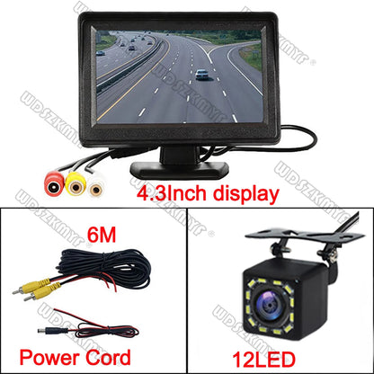 4.3-Inch Rear View Camera Monitor with Reversing Camera for Vehicle Parking Assistance System