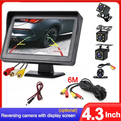 4.3-Inch Rear View Camera Monitor with Reversing Camera for Vehicle Parking Assistance System