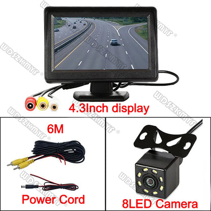 4.3-Inch Rear View Camera Monitor with Reversing Camera for Vehicle Parking Assistance System