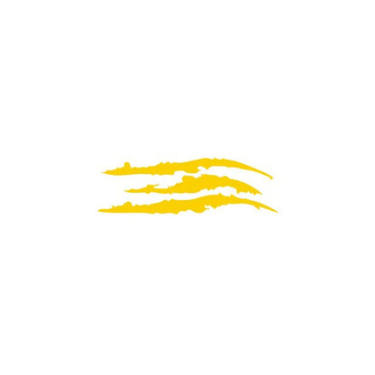 Reflective Monster Claw Scratch Stripe Car Decal - Waterproof Vinyl Headlight Accessory for Auto Exterior